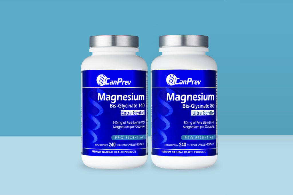 CanPrev Magnesium Bis·Glycinate 140 Extra Gentle and Magnesium Bis·Glycinate 80 Ultra Gentle